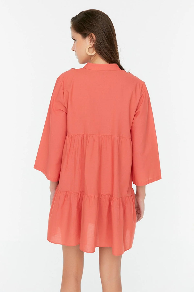 Vestido de mujer rojo claro xs sml xl