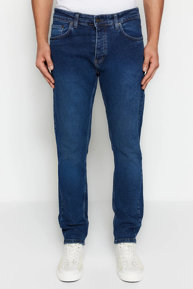 Heren spijkerbroek jeans blauw m l xl xxl xxxl