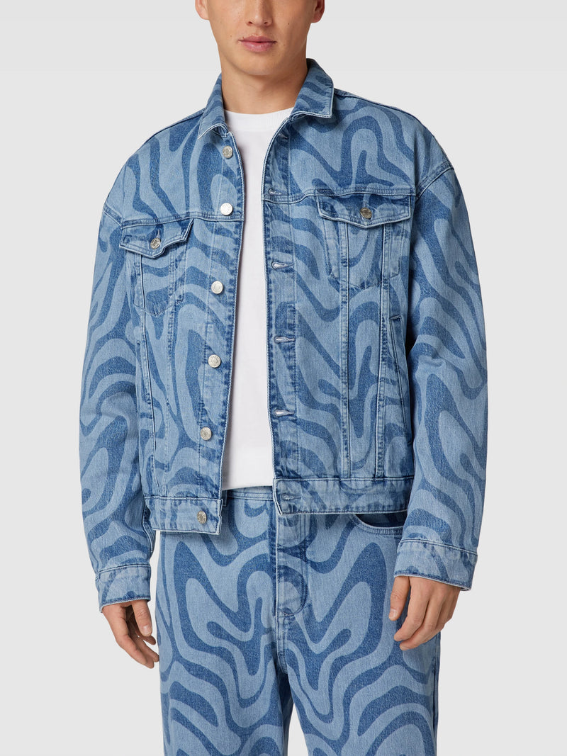 Chaqueta vaquera hombre azul SML XL XXL XXXL