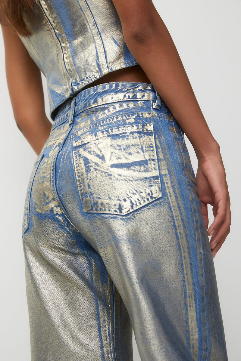 Dames jeans zilver 34 36 38 40 42 44