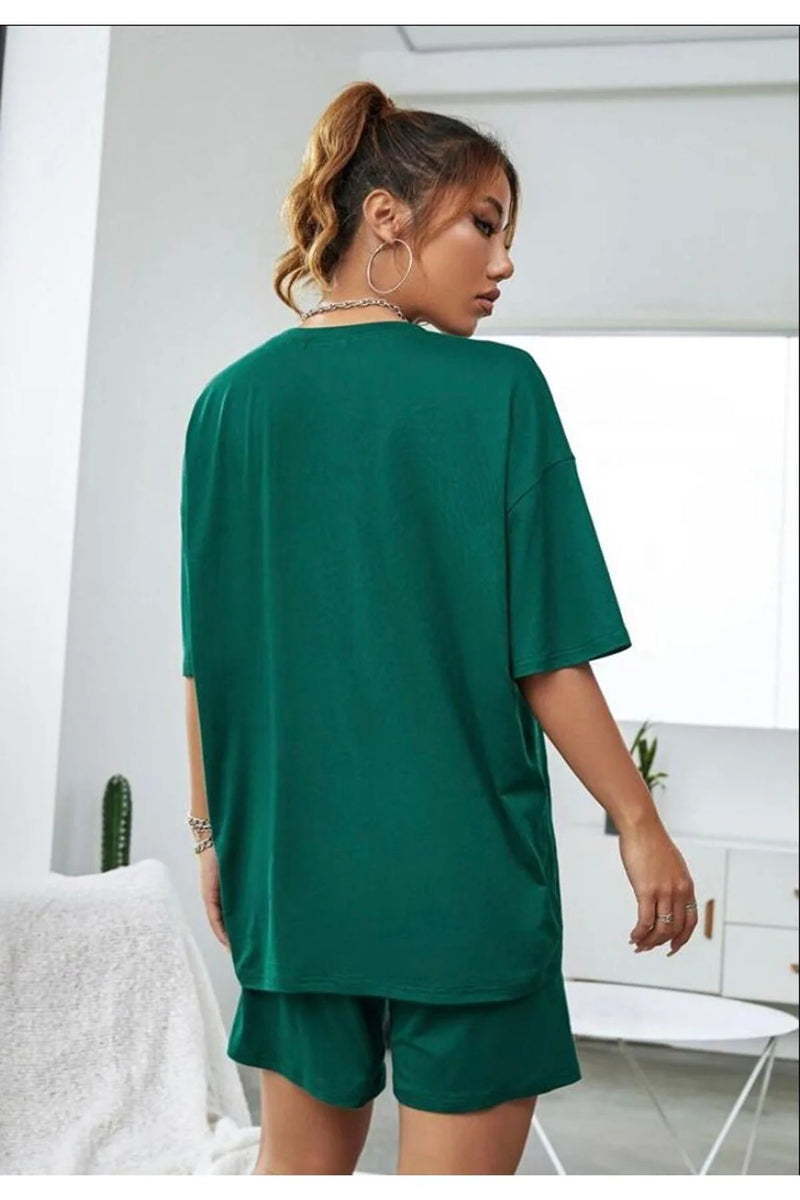 Conjunto de ropa de mujer rosa verde oscuro l xl 