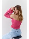 Dames shirt roze s m l