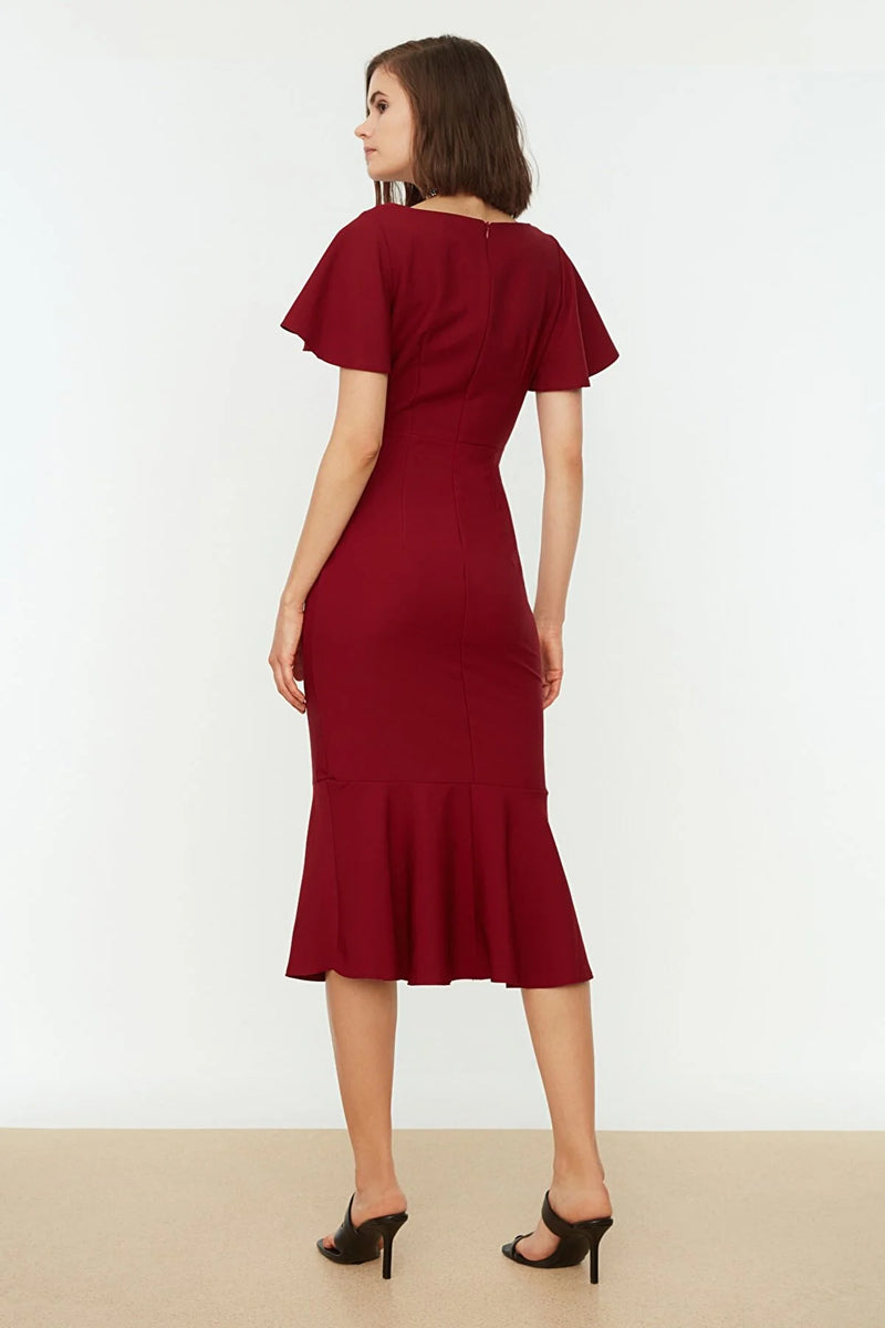 Vestido de mujer negro rojo blanco xs sml xl 