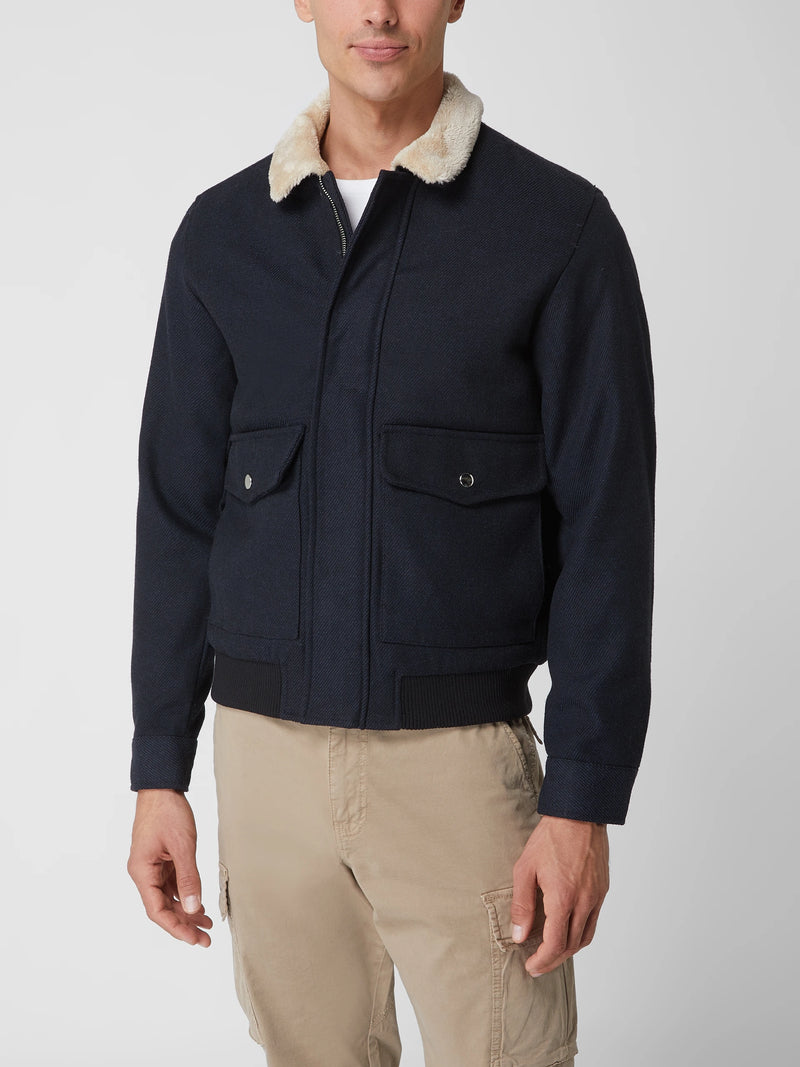 Chaqueta de hombre azul oscuro beige azul sml xl xxl