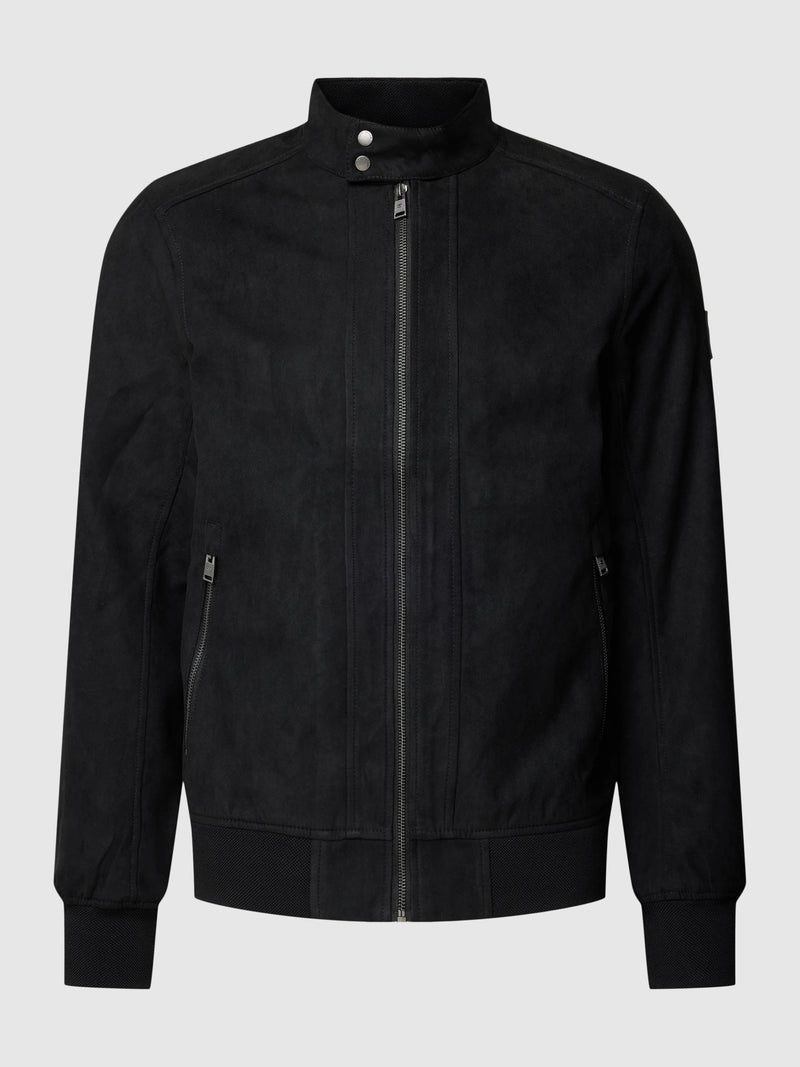 Chaqueta hombre cuero marrón negro SML XL XXL XXXL