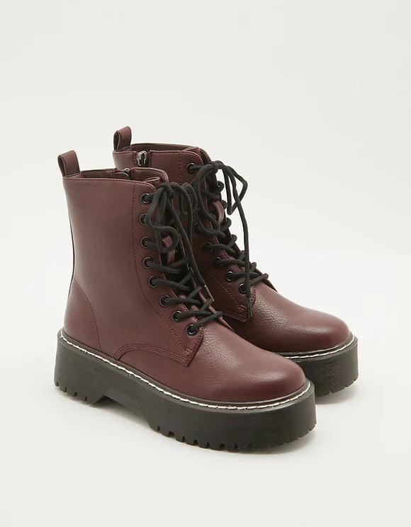 Dames boots schoenen rood zwart wit 36 37 38 39 40