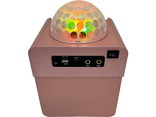 N-GEAR N-Gear Disco Block 410 SPACE PINK Bluetooth Disco / Karaoke System Rosé