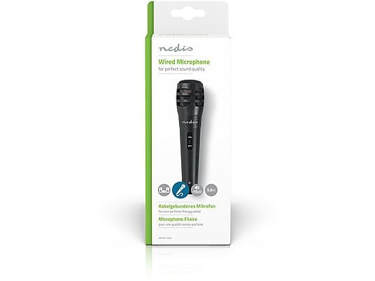 NEDIS MPWD15BK Karaoke microfoon Zwart