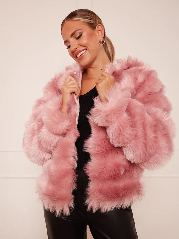 https://www.chichiclothing.com/products/textured-faux-fur-coat-in-pink