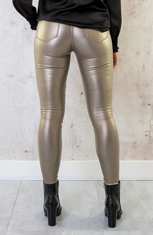 Dames broek goud xs s m l xl