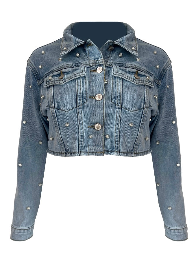 Chaqueta vaquera de mujer azul sml