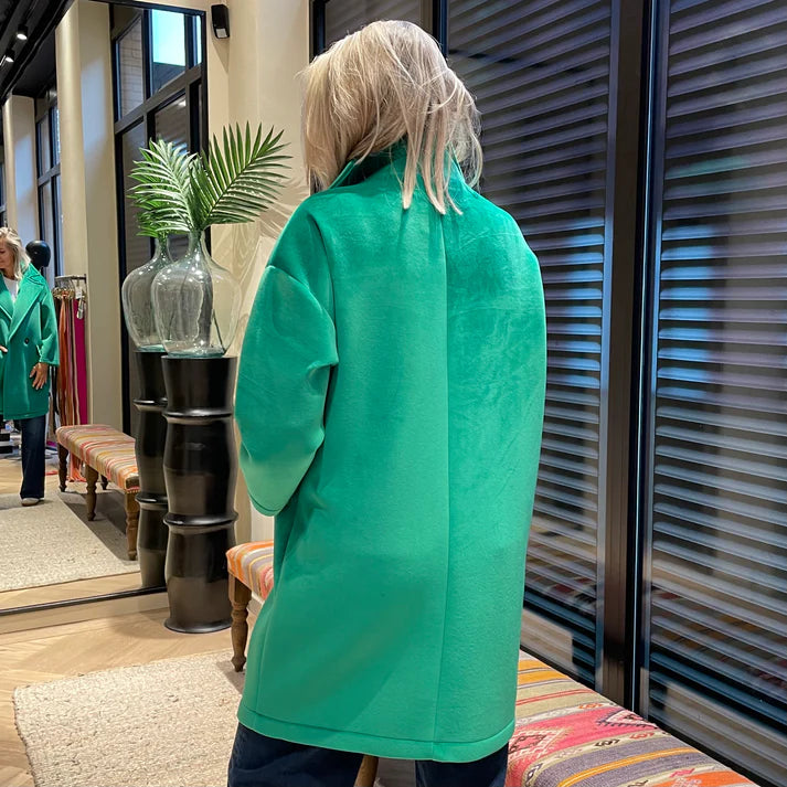 Chaqueta de mujer verde sml xl