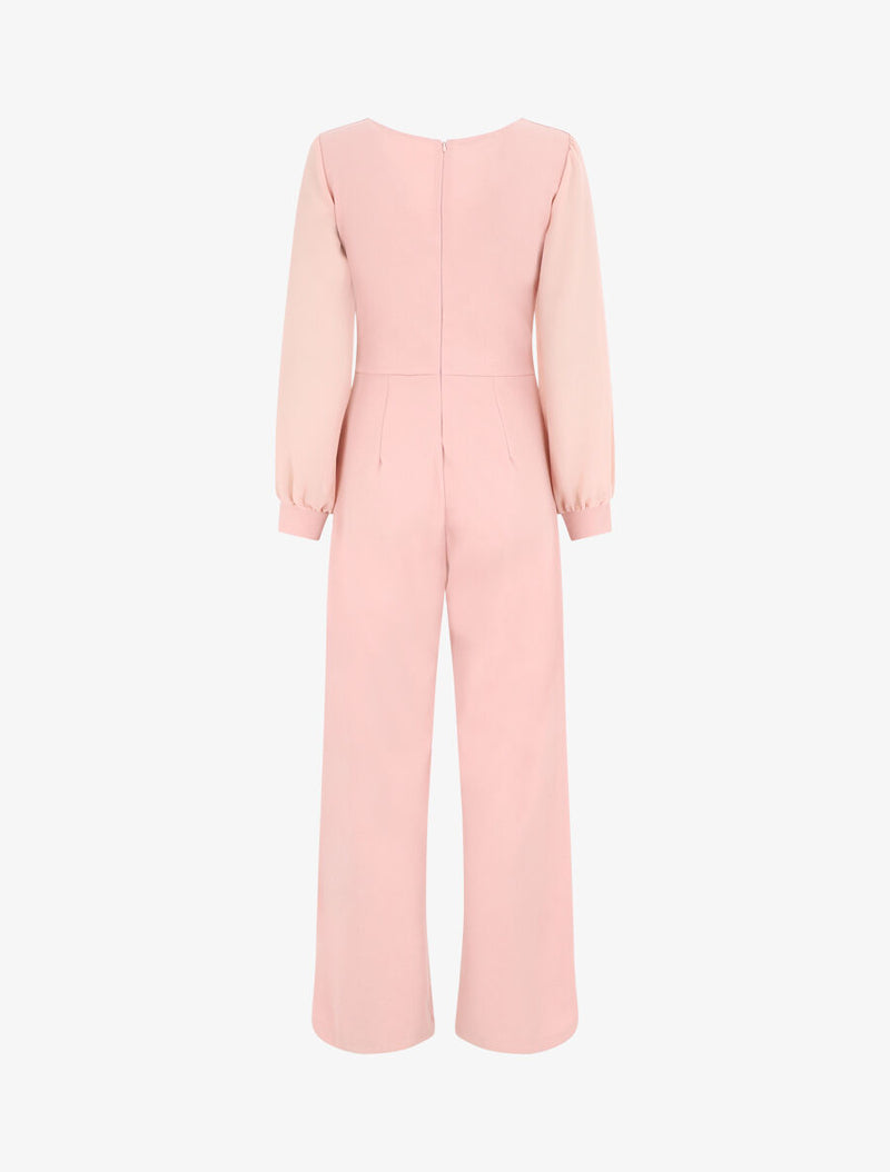 Dames jumpsuit roze s m l xl xxl