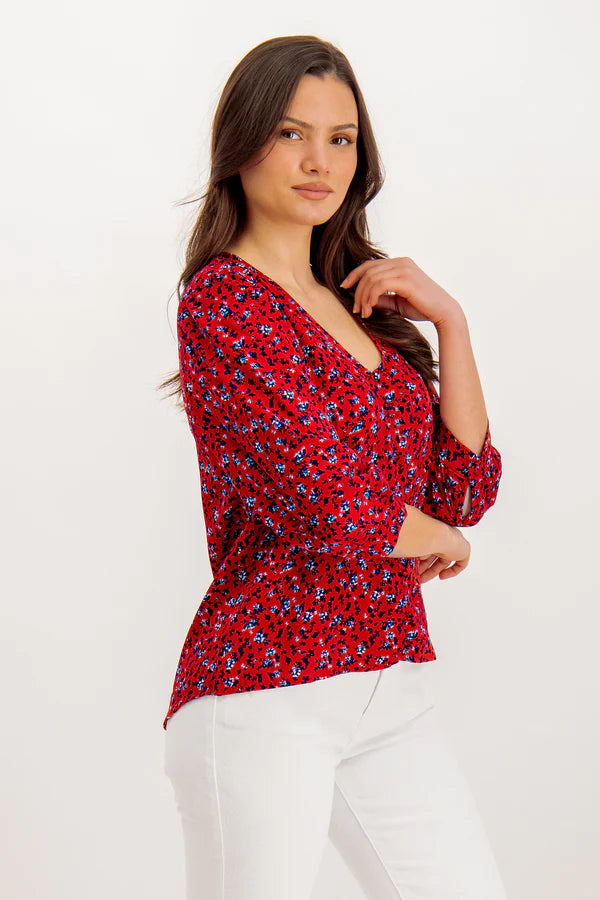 Blusa mujer rojo sml xl xxl