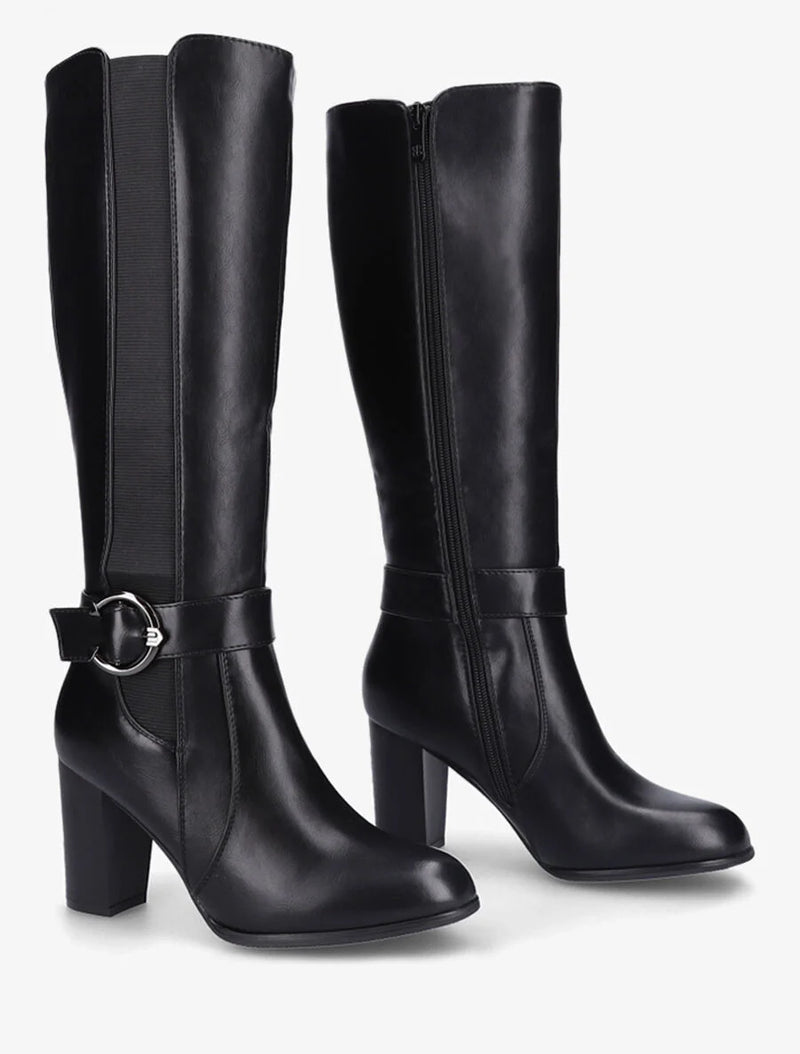 Botas de mujer marrón oscuro marrón negro 36 37 38 39 40 41