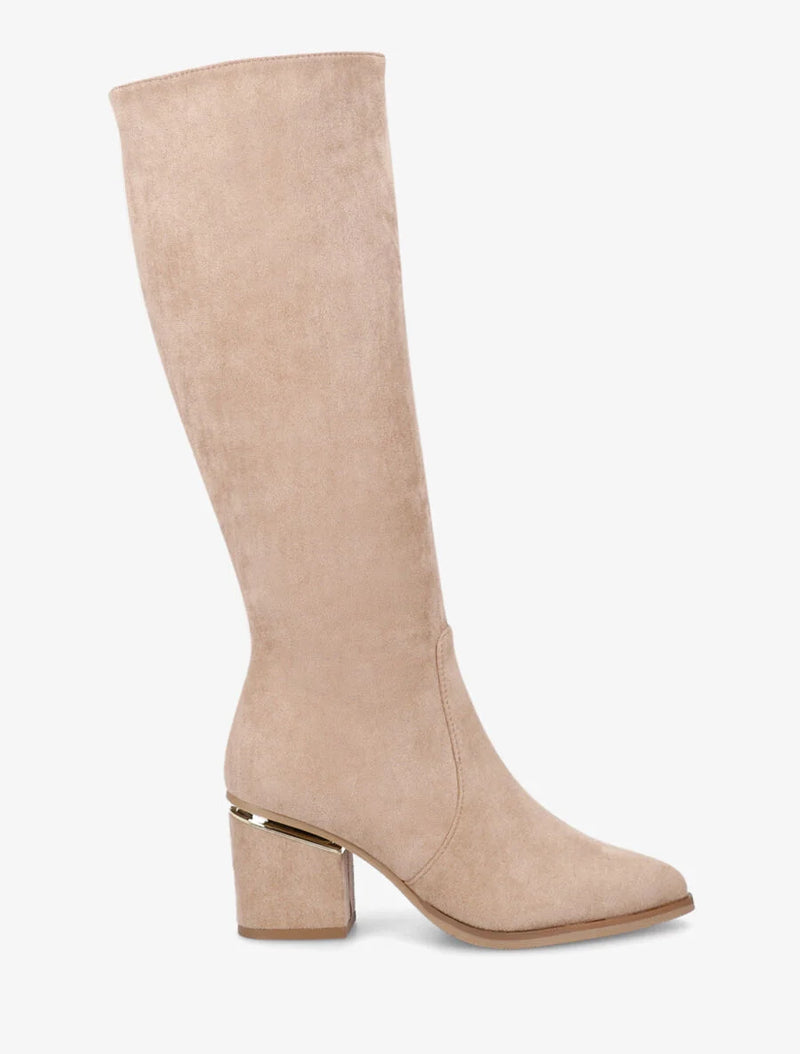 Botas mujer rosa claro negro beige 36 37 38 39 40 41