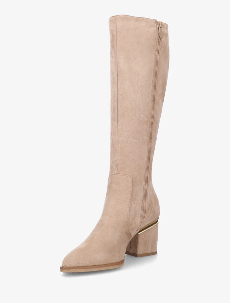 Botas mujer rosa claro negro beige 36 37 38 39 40 41