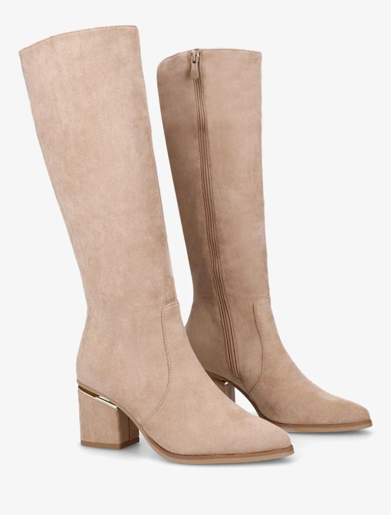 Botas mujer rosa claro negro beige 36 37 38 39 40 41