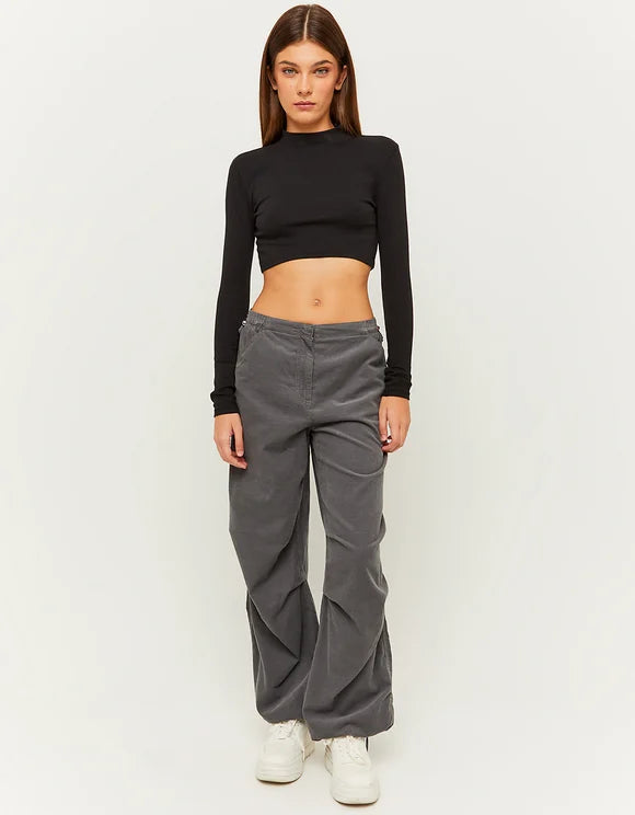 Pantalón de mujer gris oscuro xs sml xl