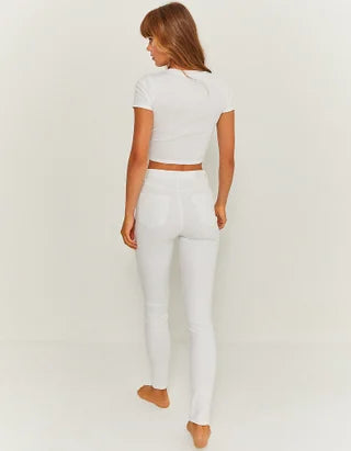 Pantalón mujer negro blanco xs sml xl xxl