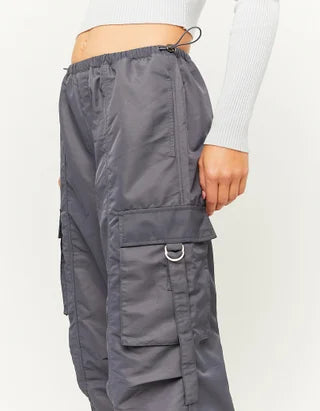 Dames broek cargo pants zwart grijs xxs xs s m l xl