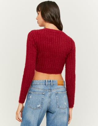 Dames trui crop top wit paars rood bordeaux groen zwart grijs blauw xxs xs s m l