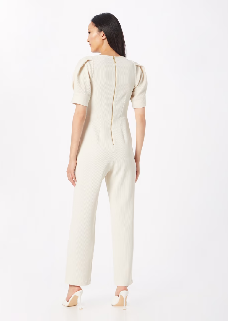 Dames jumpsuit beige s m l xl xxl