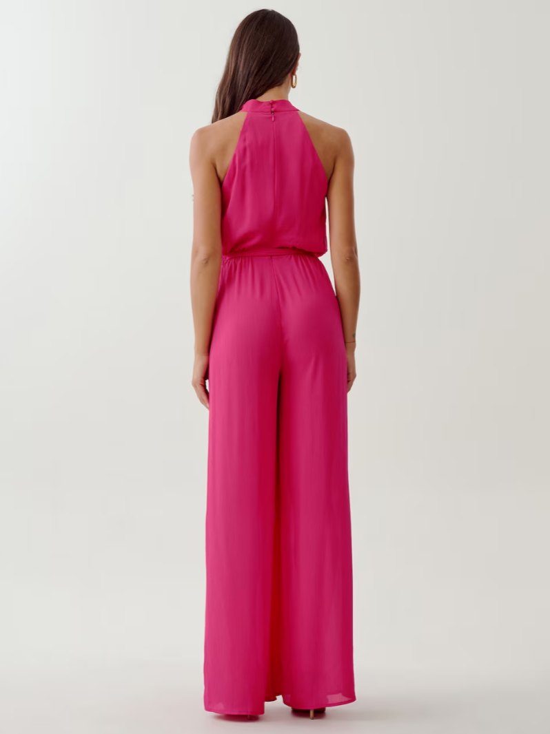 Dames jumpsuit zonder mouwen roze xs s m l xl xxl xxxl