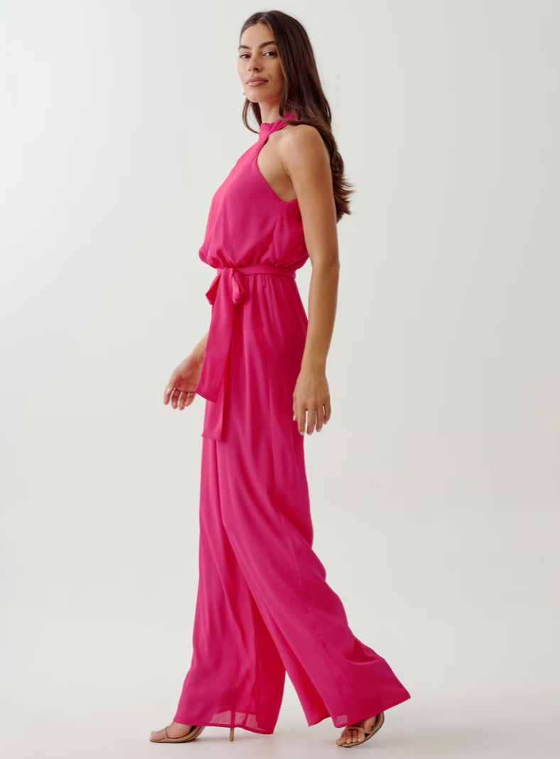 Dames jumpsuit zonder mouwen roze xs s m l xl xxl xxxl