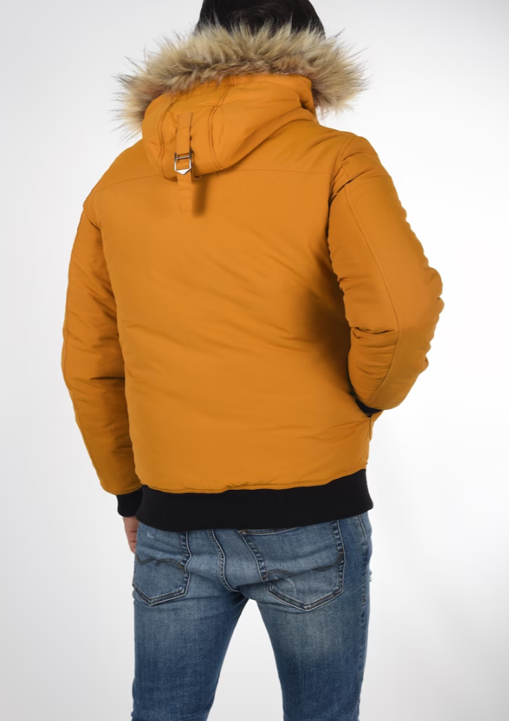 Chaqueta hombre negro azul oscuro naranja sml xl xxl