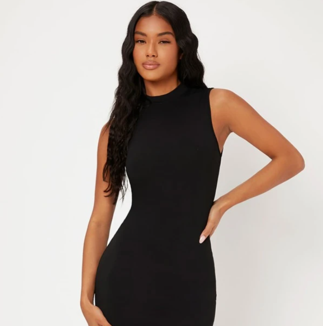 Vestido de verano para mujer negro xs sml xl