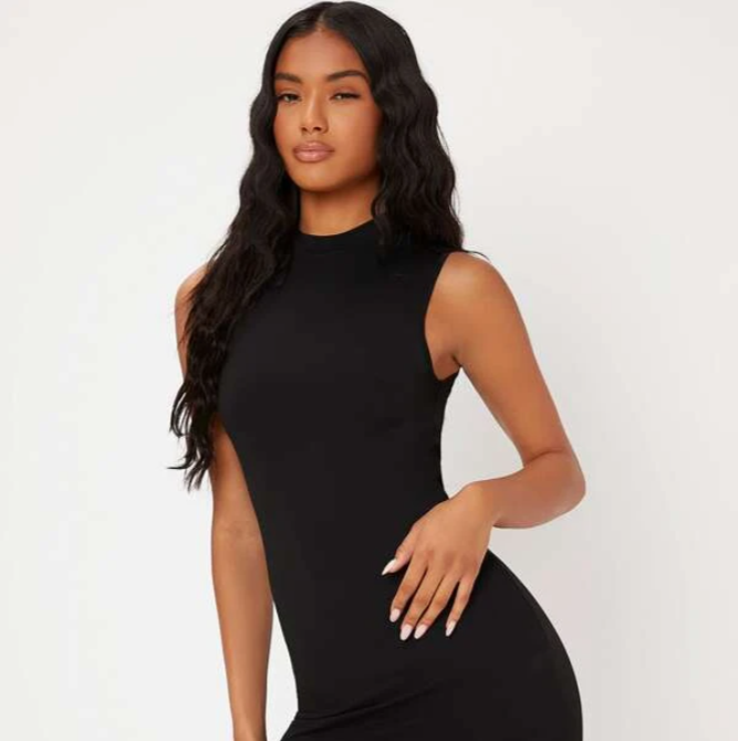 Vestido de verano para mujer negro xs sml xl