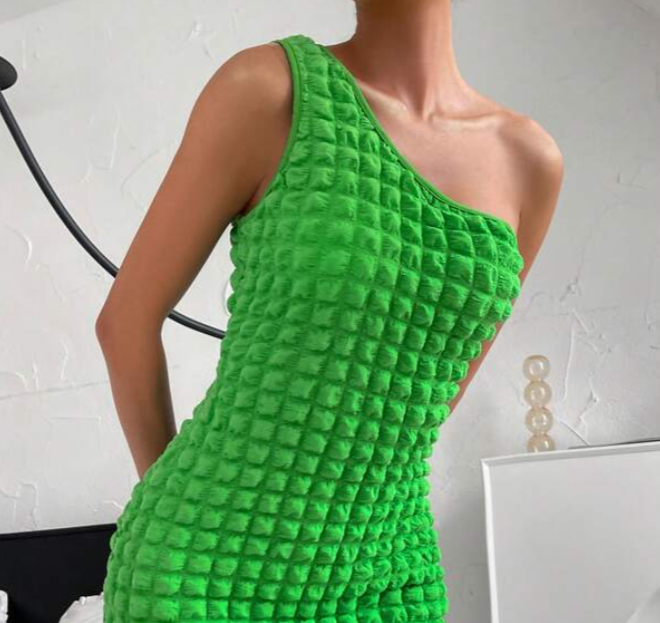 Vestido de verano para mujer verde xs sml xl