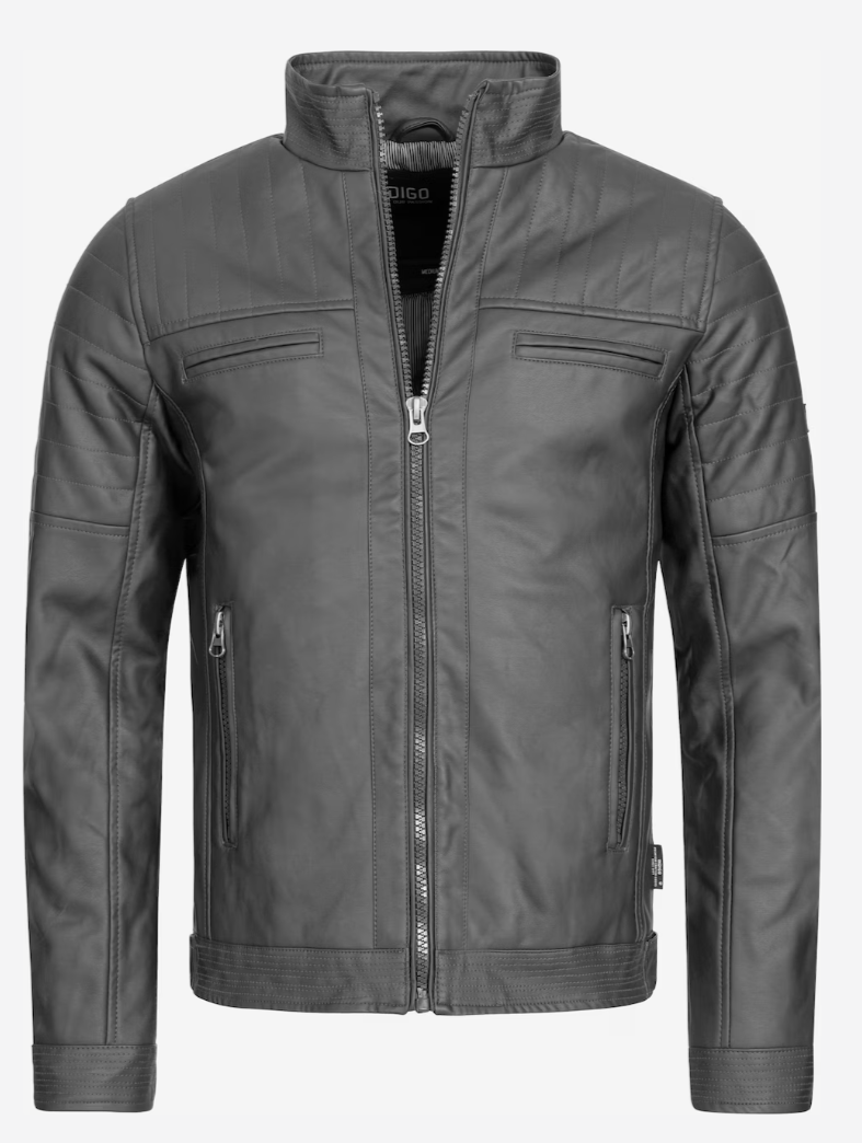 Chaqueta de hombre marrón oscuro gris negro SML XL XXL