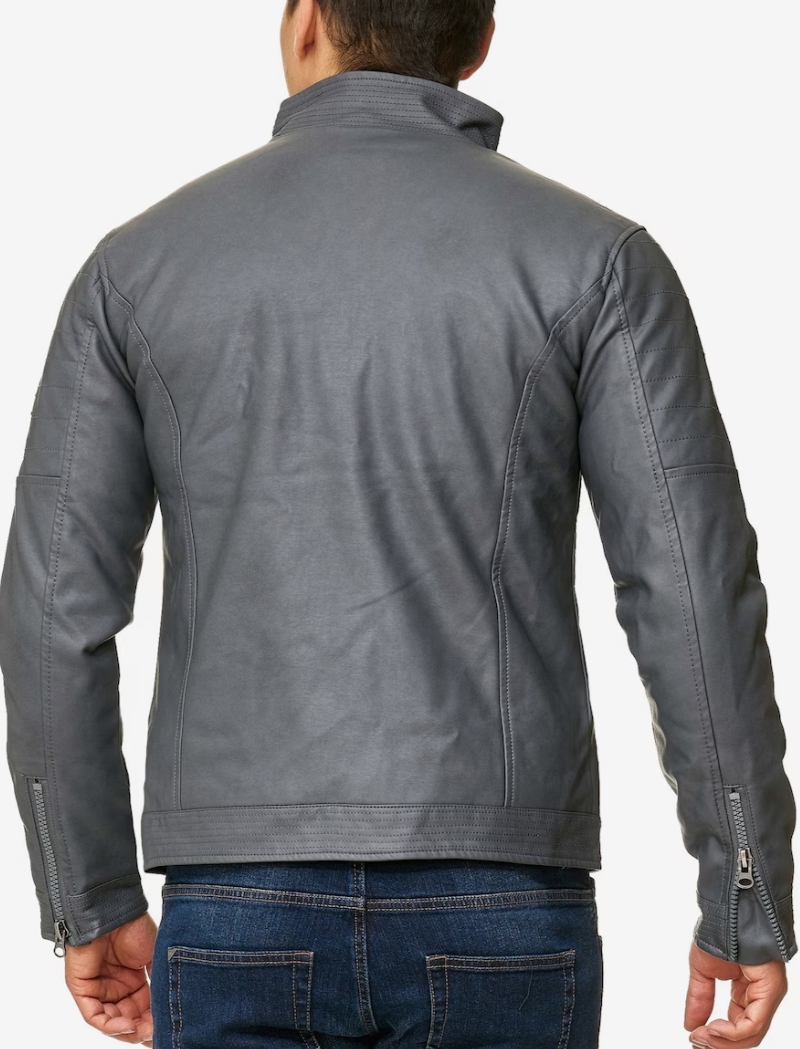 Chaqueta de hombre marrón oscuro gris negro SML XL XXL