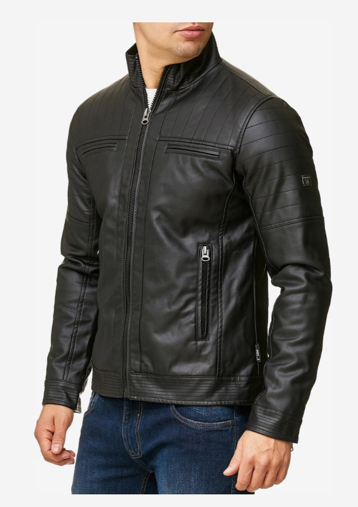 Chaqueta de hombre marrón oscuro gris negro SML XL XXL