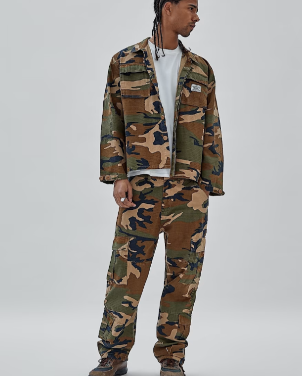 Vaqueros de hombre camuflaje militar sml xl