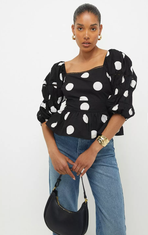 https://www.dorothyperkins.com/product/dorothy-perkins-black-spot-trim-detail-puff-sleeve-top_bqq12285?colour=black