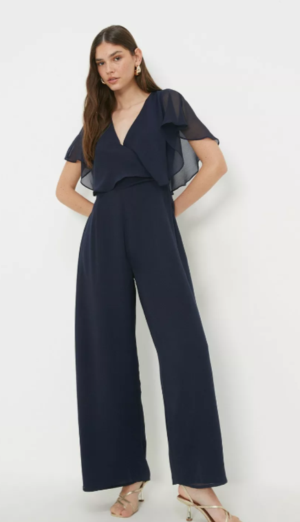 Dames jumpsuit donkerblauw s m l xl xxl