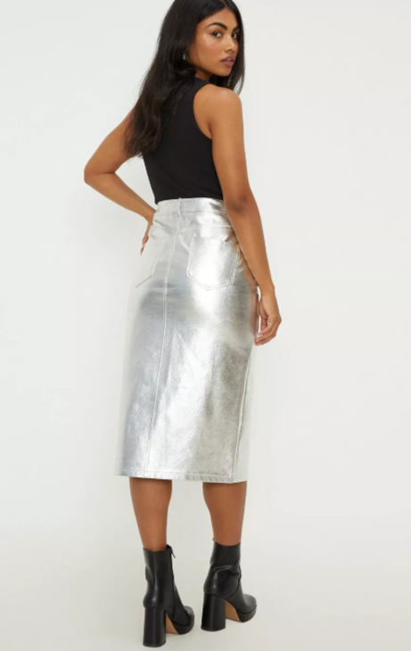 Dames rok silver s m l xl xxl xxxl