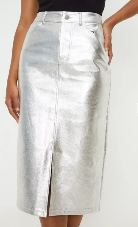 Dames rok silver s m l xl xxl xxxl