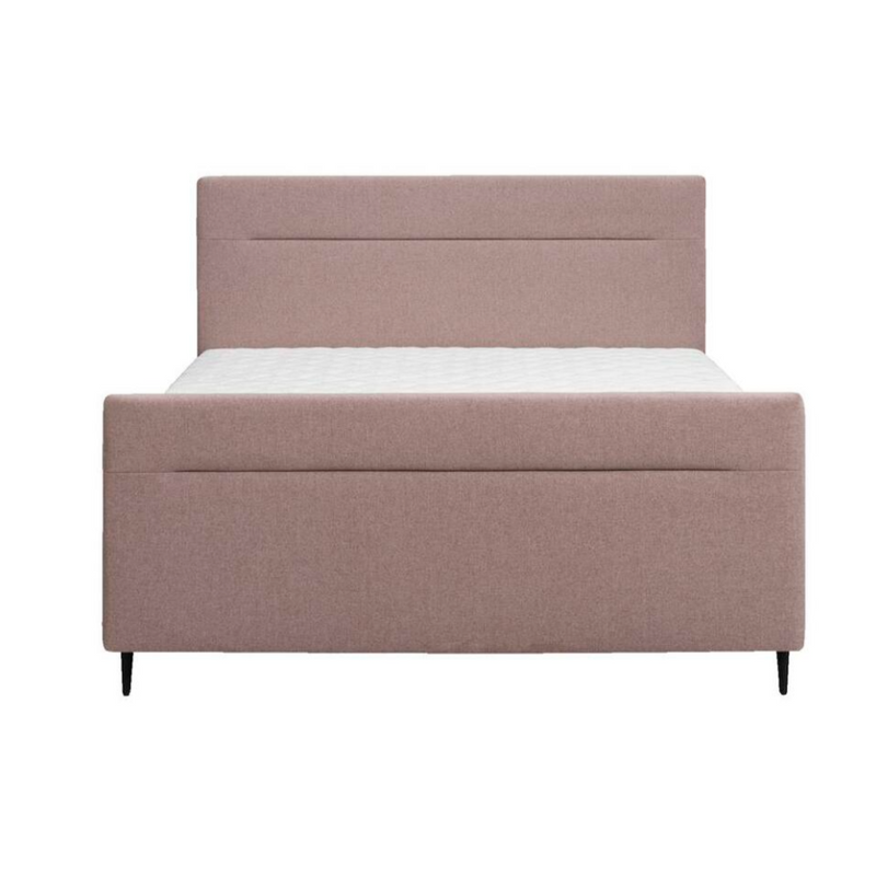 Boxspring tweepersoonsbed roze 160x200 cm