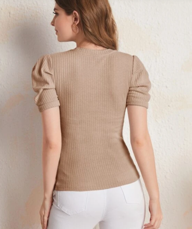 Camisa mujer beige xs sml xl