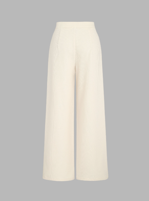 Dames broek cremé donkerbeige xs  s m l xl xxl xxxl xxxxl