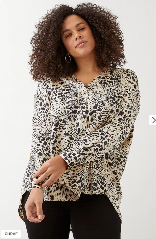 https://www.dorothyperkins.com/product/dorothy-perkins-curve-animal-collarless-shirt_bqq09434?colour=black