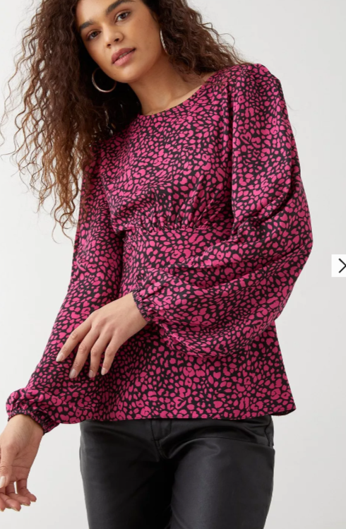 Dames blouse roze s m l xl xxl