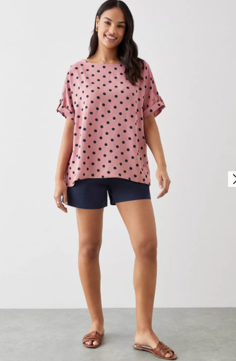 https://www.dorothyperkins.com/product/dorothy-perkins-pink-spot-roll-sleeve-blouse_bqq10145?colour=pink