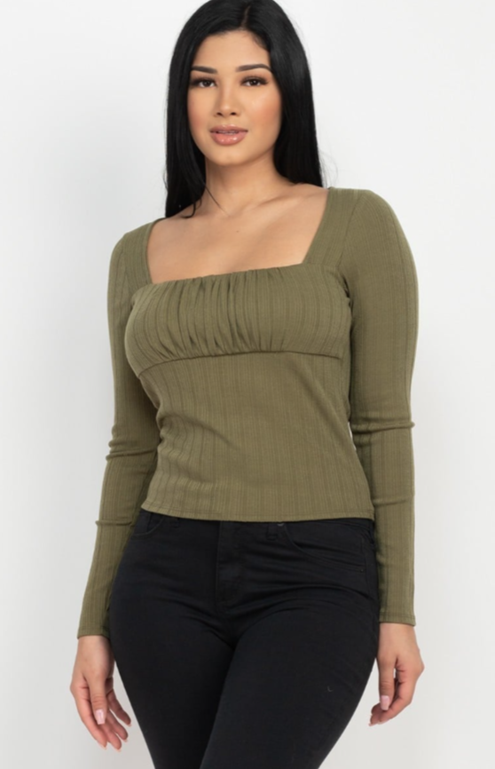 Top corto de mujer rojo verde beige negro sml