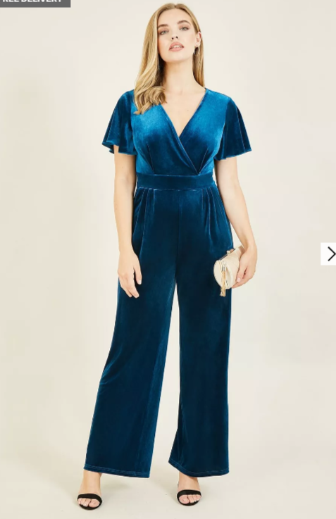 Dames jumpsuit blauw s m l xl xxl