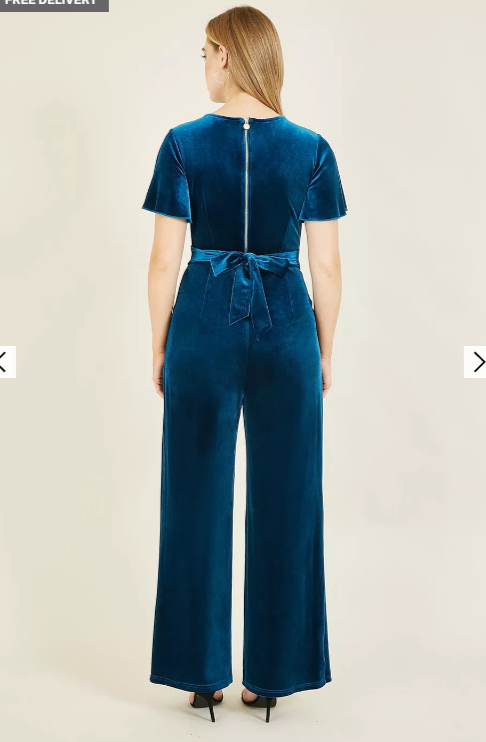 Dames jumpsuit blauw s m l xl xxl